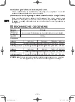 Preview for 30 page of Panasonic EY0L82B57 Operating Instructions Manual