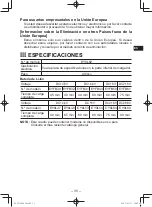 Preview for 35 page of Panasonic EY0L82B57 Operating Instructions Manual