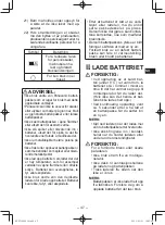 Preview for 47 page of Panasonic EY0L82B57 Operating Instructions Manual