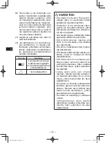 Preview for 52 page of Panasonic EY0L82B57 Operating Instructions Manual