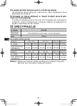 Preview for 60 page of Panasonic EY0L82B57 Operating Instructions Manual