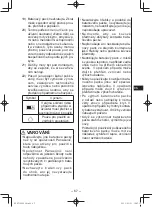 Preview for 67 page of Panasonic EY0L82B57 Operating Instructions Manual