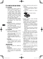 Preview for 68 page of Panasonic EY0L82B57 Operating Instructions Manual