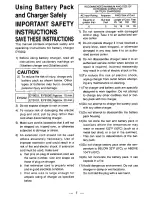 Preview for 8 page of Panasonic EY3502 - CORDLESS METAL SAW Instruction Manual