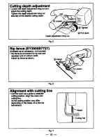 Preview for 12 page of Panasonic EY3530 - CORDLESS METAL SAW Operating Instructions Manual