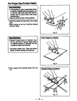 Preview for 13 page of Panasonic EY3530 - CORDLESS METAL SAW Operating Instructions Manual