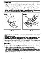 Preview for 14 page of Panasonic EY3530 - CORDLESS METAL SAW Operating Instructions Manual