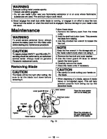 Preview for 15 page of Panasonic EY3530 - CORDLESS METAL SAW Operating Instructions Manual