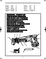 Preview for 2 page of Panasonic EY3544 - CUTTER - POWER TOOLS Operating Instructions Manual