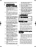 Preview for 4 page of Panasonic EY3544 - CUTTER - POWER TOOLS Operating Instructions Manual