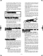 Preview for 6 page of Panasonic EY3544 - CUTTER - POWER TOOLS Operating Instructions Manual