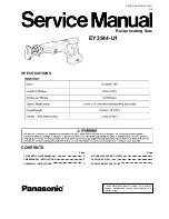 Panasonic EY3544-U1 Service Manual preview