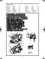 Preview for 2 page of Panasonic EY3551 - 18V WOOD SAW Operating Instructions Manual