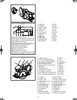 Preview for 3 page of Panasonic EY3551 - 18V WOOD SAW Operating Instructions Manual