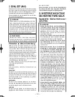 Preview for 18 page of Panasonic EY3551 - 18V WOOD SAW Operating Instructions Manual