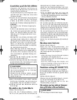 Preview for 23 page of Panasonic EY3551 - 18V WOOD SAW Operating Instructions Manual