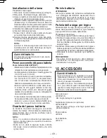 Preview for 43 page of Panasonic EY3551 - 18V WOOD SAW Operating Instructions Manual