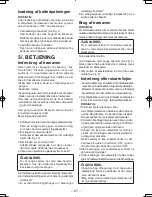 Preview for 67 page of Panasonic EY3551 - 18V WOOD SAW Operating Instructions Manual