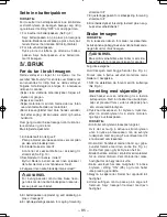 Preview for 85 page of Panasonic EY3551 - 18V WOOD SAW Operating Instructions Manual