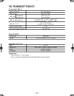 Preview for 98 page of Panasonic EY3551 - 18V WOOD SAW Operating Instructions Manual