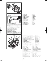 Preview for 3 page of Panasonic EY3552 - 18V METAL SAW Operating Instructions Manual