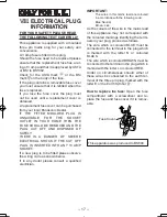 Preview for 17 page of Panasonic EY3552 - 18V METAL SAW Operating Instructions Manual