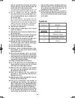 Preview for 50 page of Panasonic EY3552 - 18V METAL SAW Operating Instructions Manual