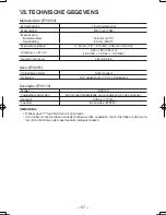 Preview for 57 page of Panasonic EY3552 - 18V METAL SAW Operating Instructions Manual