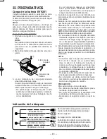 Preview for 61 page of Panasonic EY3552 - 18V METAL SAW Operating Instructions Manual