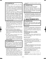 Preview for 64 page of Panasonic EY3552 - 18V METAL SAW Operating Instructions Manual