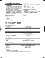 Preview for 102 page of Panasonic EY3552 - 18V METAL SAW Operating Instructions Manual