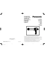 Preview for 1 page of Panasonic EY3610 Operating Instructions Manual