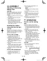 Preview for 7 page of Panasonic EY3610 Operating Instructions Manual