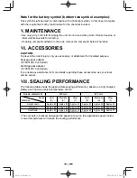 Preview for 11 page of Panasonic EY3610 Operating Instructions Manual