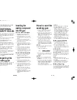 Preview for 4 page of Panasonic EY3654 - 7.2V CAULKING GUN Operating Instructions Manual