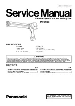 Panasonic EY3654 - 7.2V CAULKING GUN Service Manual preview