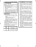 Предварительный просмотр 23 страницы Panasonic EY3740 Operating Instructions Manual