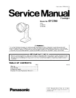 Panasonic EY3740 Service Manual preview