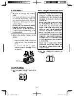 Preview for 5 page of Panasonic EY3741 Operating Instructions Manual