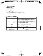 Preview for 8 page of Panasonic EY3741 Operating Instructions Manual