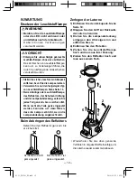 Preview for 12 page of Panasonic EY3741 Operating Instructions Manual