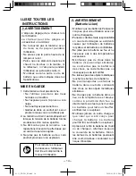 Preview for 14 page of Panasonic EY3741 Operating Instructions Manual