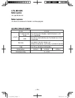 Preview for 38 page of Panasonic EY3741 Operating Instructions Manual