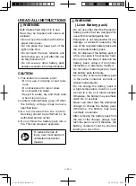 Preview for 4 page of Panasonic EY3741B57 Operating Instructions Manual