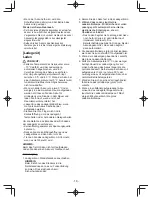 Preview for 18 page of Panasonic EY3743 Operating Instructions Manual