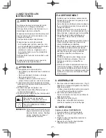 Preview for 21 page of Panasonic EY3743 Operating Instructions Manual