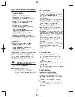 Preview for 51 page of Panasonic EY3743 Operating Instructions Manual