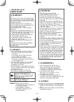 Предварительный просмотр 16 страницы Panasonic EY3743B57 Operating Instructions Manual