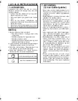 Предварительный просмотр 29 страницы Panasonic EY3760 Operating Instructions Manual