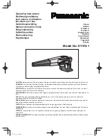 Preview for 1 page of Panasonic EY37A1 Operating Instructions Manual